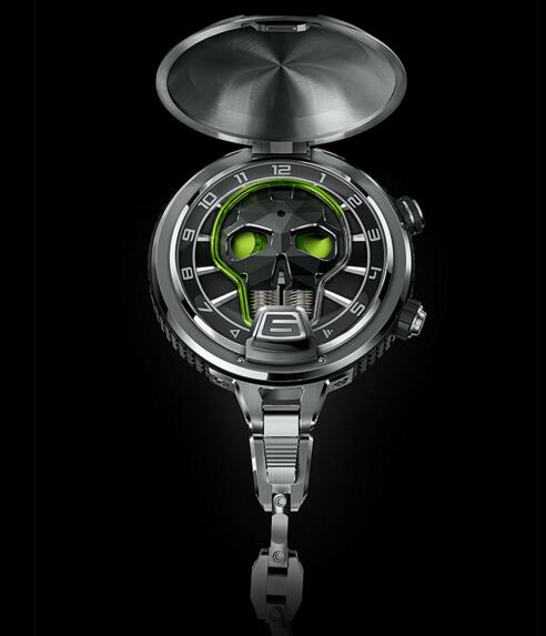 Luxury Replica HYT skull POCKET 159-TD-49-GF-CH watch